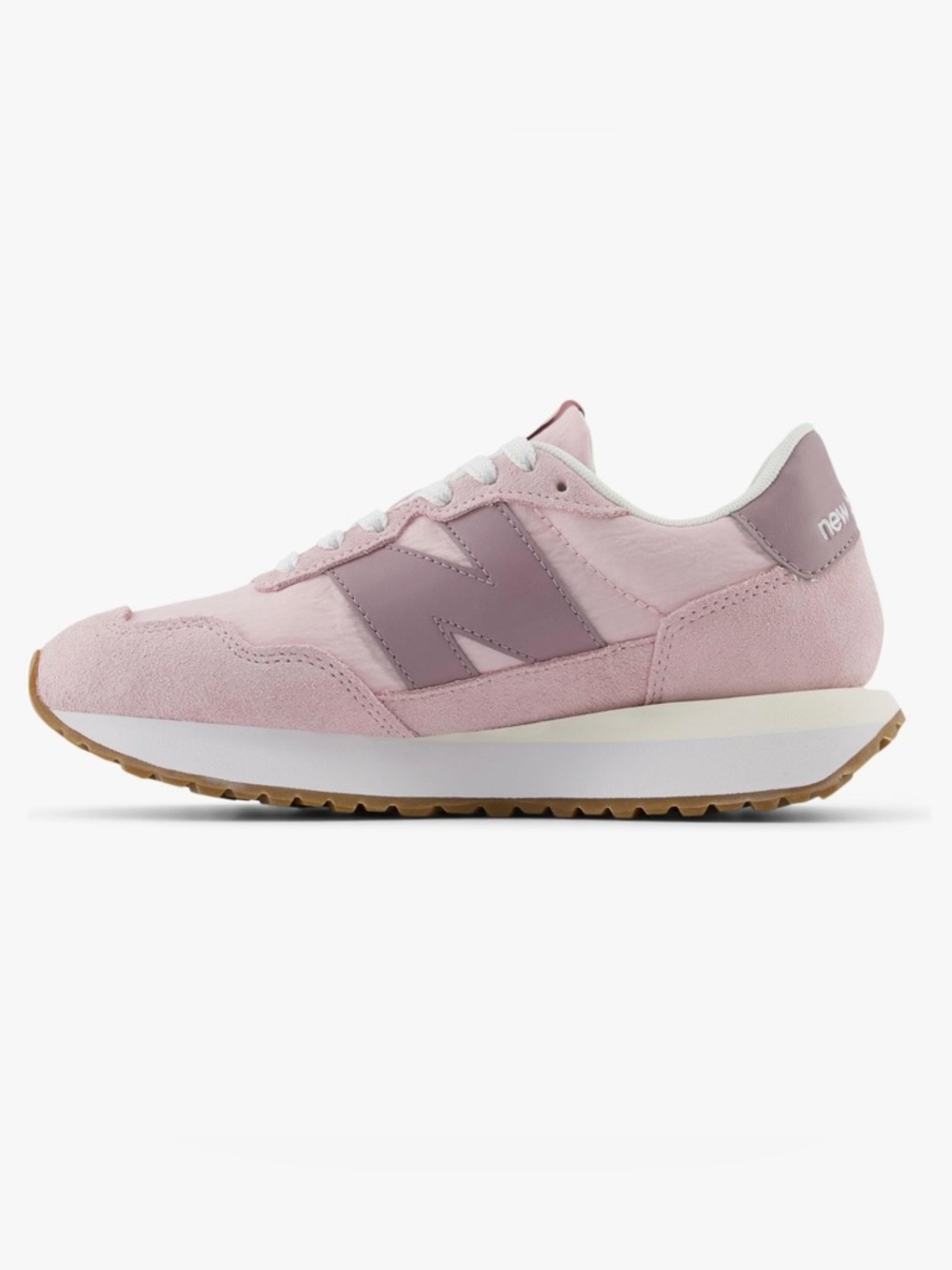 New Balance Women's 237 V1 Sneaker, Rose Sugar/Ice Wine, Size 8 - Picture 4 of 9